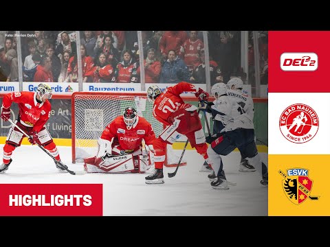DEL2: EC Bad Nauheim vs. ESV Kaufbeuren | Highlights