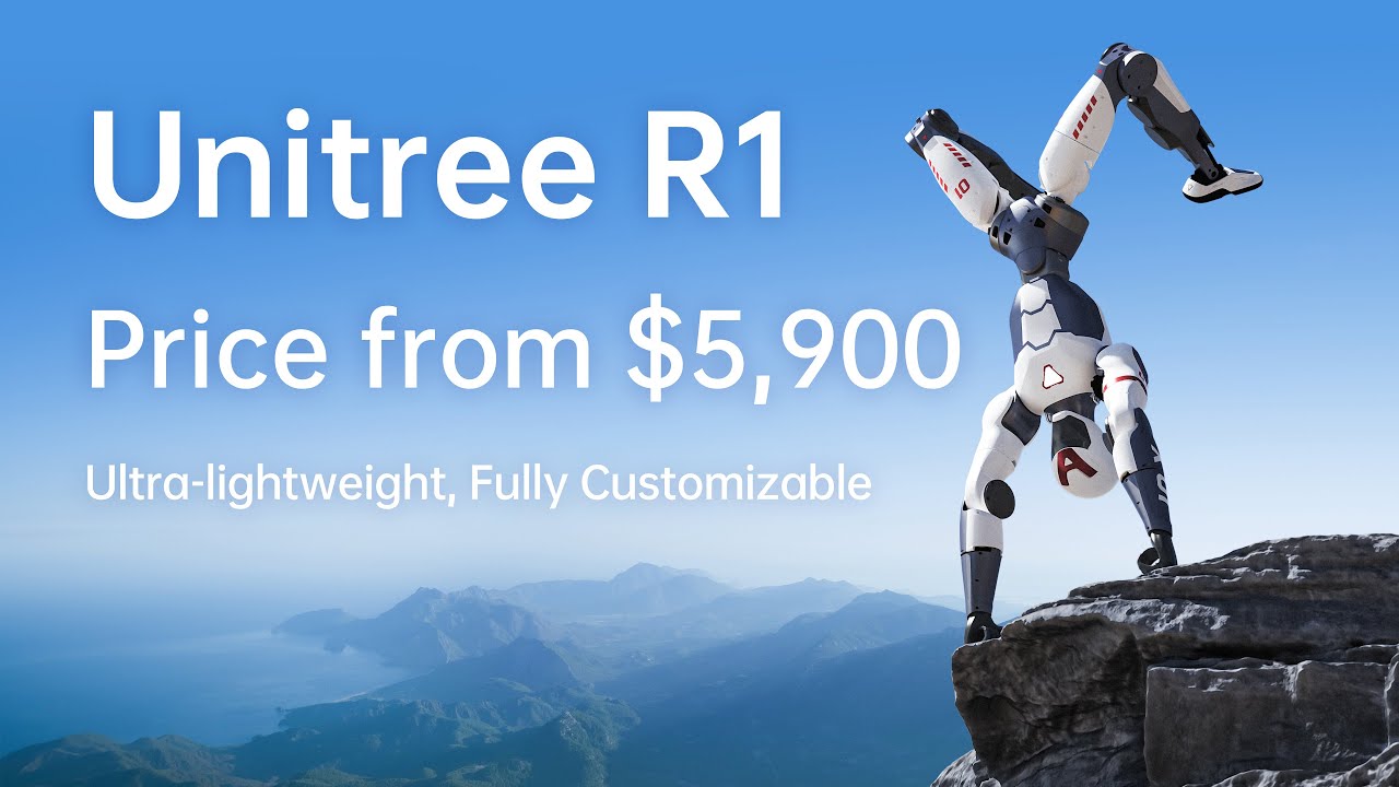 Unitree簡介Unitree R1智能同伴價格從$ 5900- YouTube