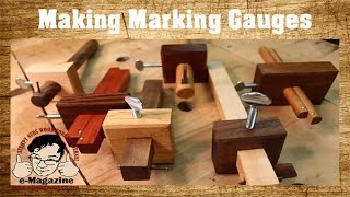 3 Easy to Make Homemade Woodworking Marking Gauges (Mortise/Cutting)