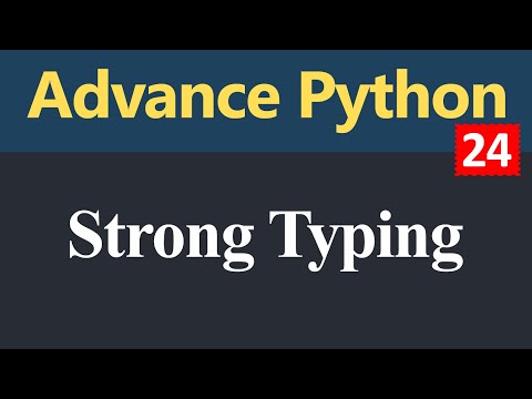 Strong Typing in Python Hindi