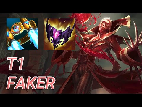 T1 Faker Vladimir Mid VS Yasuo | KR Challenger Patch 13.19