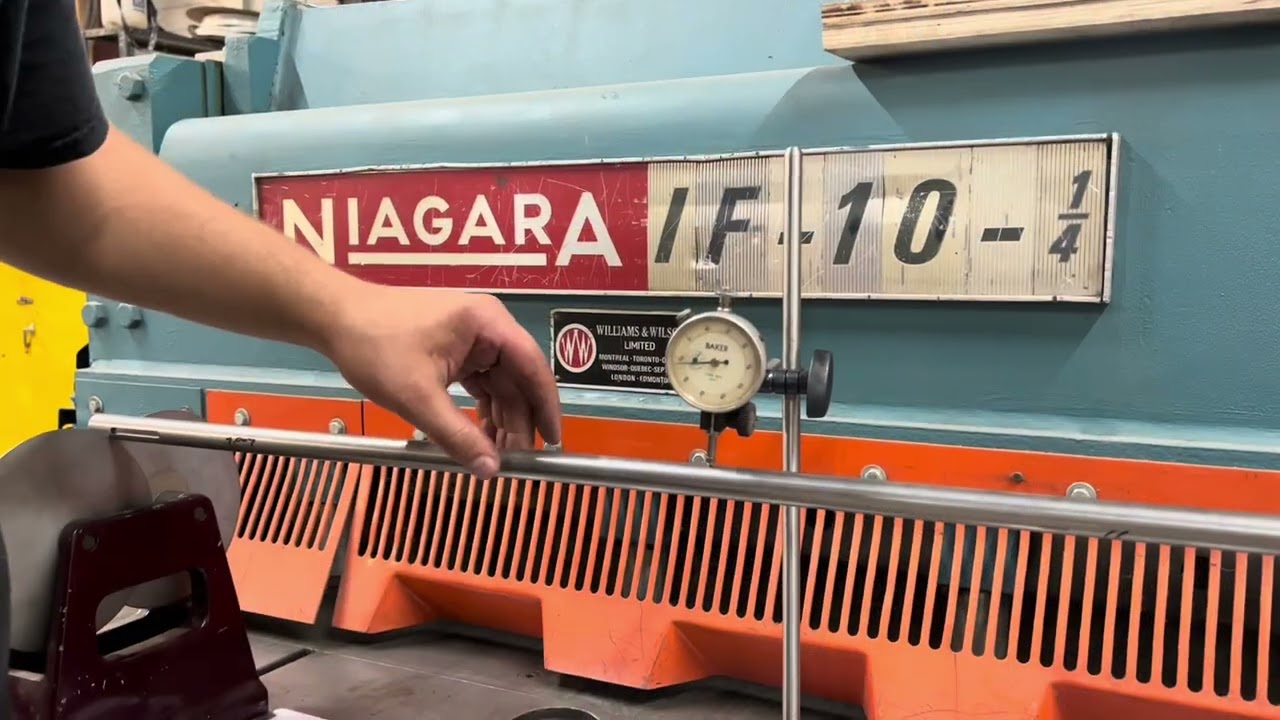 Straightening a 3/4 shaft for economy conveyor