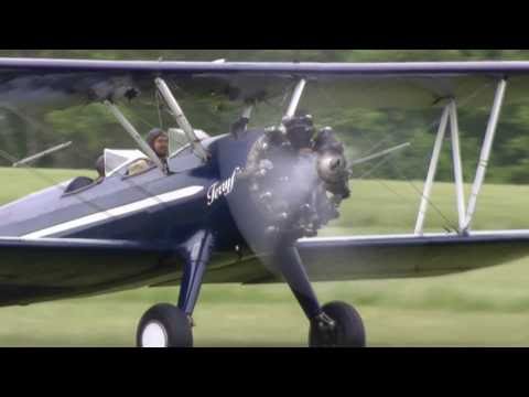 Stearman Aerobatic Ride at The Flying Circus Bealton, Va. at 1745 on 5/1/11  N4786N
