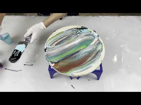 239. Sheleeart Fluid Art - Negative Space Tilt