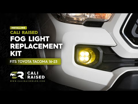 How to Install Fog Light Replacement Kit for 2016-2023 Toyota Tacoma | Cali Raised