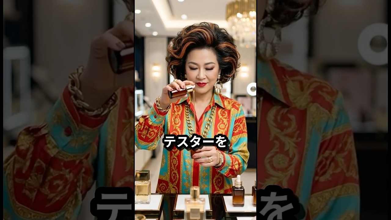 高級ブティックの化粧品売り場 #スカッと