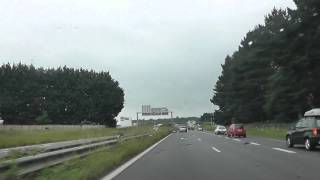 preview picture of video 'Driving Along The N12 E50 From Saint-Martin-des-Champs To Plouigneau, Finistère, Brittany, France'
