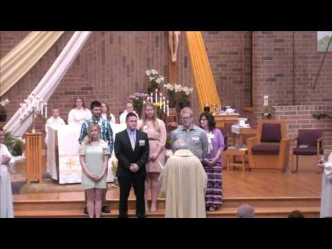 Sacrament of Confirmation for RCIA Candidates at Easter Vigil, April 15, 2017