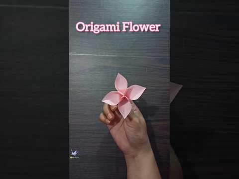 Quick Origami Flower: Paper Petals in Seconds 🌸🌼
