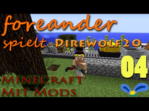 Modded Minecraft E04 - Atomstrom, Railcraft und Umzugspläne (Direwolf20 Modpack Let's Play)