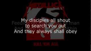 Metallica - Jump In The Fire Lyrics (HD)