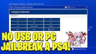 How To Jailbreak A PS4 Without USB Or PC! (Ready For Modding Games)