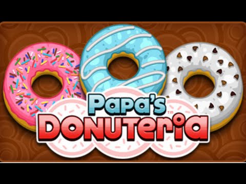 Papa's Donuteria Full Gameplay Walkthrough - YouTube