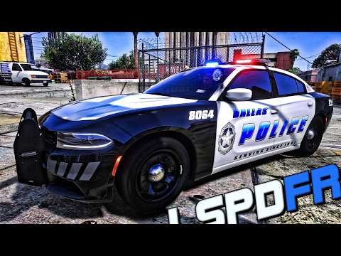 GTA 5 LSPDFR: Dallas Police Charger Takes Over the City 🚓🔥 | Daytime Patrol