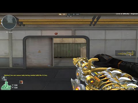 Gatling Gun x Blade Knuckles Infernal Dragon Noble Gold | CrossFire Philippines