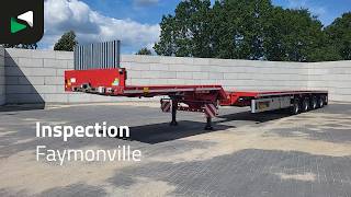 Faymonville F-S44-1BBY 4 axles Tripple tele 47mtr semirremolque de cama baja | Imagen 4 - Autoline