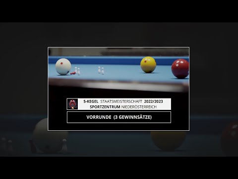ÖSTM 5-Kegel Billard 2022/23 - Vorrunde - Gruppenspiele - Tisch 4