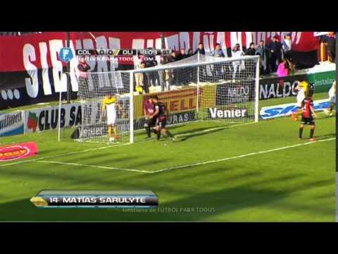 Gol de Matías Sarulyte Colón 0-1 Olimpo