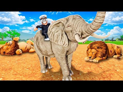 SAVANNAH LIFE of an ELEPHANT in ROBLOX