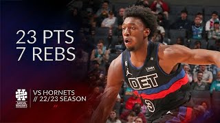 [高光] James Wiseman  23 Pts 7 Rebs VS Hornets