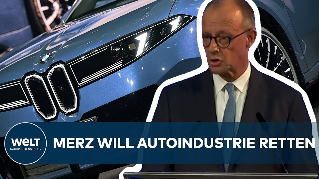 IAA MÜNCHEN: Merz verspricht Autobranche volle Unterstützung – Söder schießt gegen Verbrennerverbot