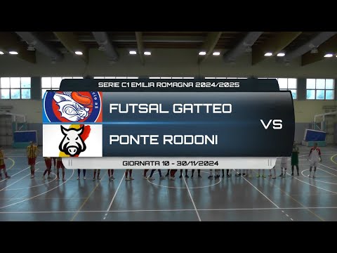 FUTSAL GATTEO VS PONTE RODONI - SERIE C1 EMILIA ROMAGNA 2024/2025 GIORNATA 10 - 30/11/2024