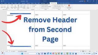 How to Remove Header From Second Page in Word