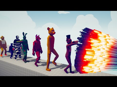 FIVE NIGHTS AT FREDDY'S GIANTS vs EVERY GOD - Totally Accurate Battle Simulator TABS