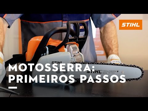 Como montar, abastecer e operar sua motosserra