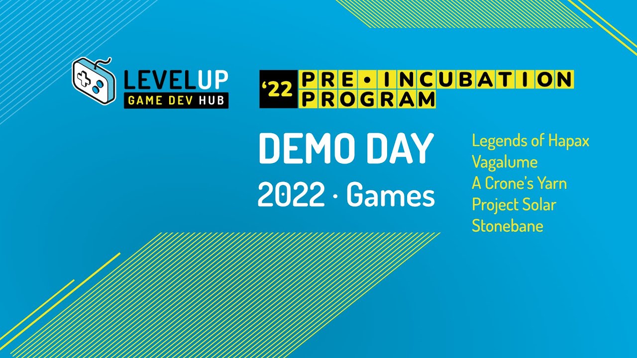 [Online] Demo Day del los videojuegos de la 2ªEd. del Programa de Preincubación 2022 de Level Up