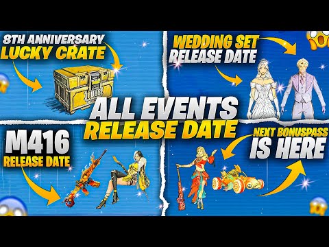 New Bonus Pass is Here | M416 Ultimate Spin | 8th Anniversary Lucky Crate |PUBGM 