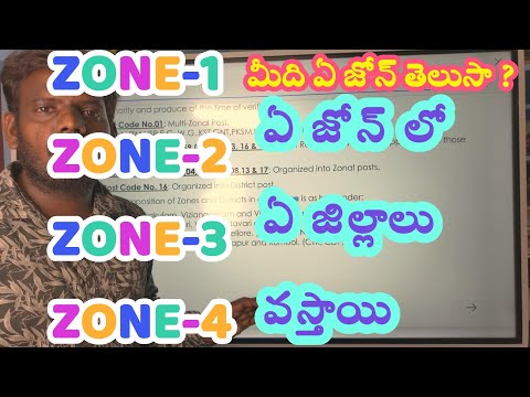 ZONE1,ZONE2,ZONE3,ZONE4,ఏయే జిల్లాలు ఏయే జోన్ లలో వస్తాయి #ZONESINAP#districtsinfoDISTRICTS IN ZONES