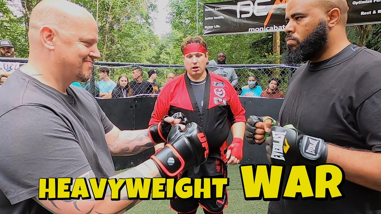INSANE Heavyweight Backyard Brawl!!
