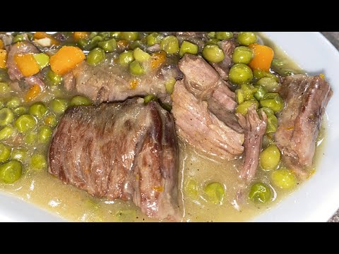 SPEZZATINO CON PISELLI MORBIDISSIMO