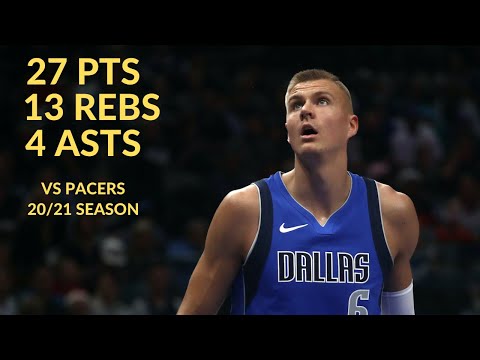 Kristaps Porzingis 27 Pts 13 Rebs 4 Asts Highlights vs Indiana Pacers | NBA 20/21 Seaason