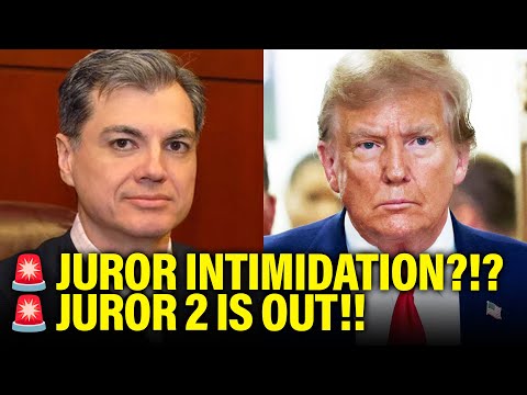 Juror ABRUPTLY LEAVES after Trump INTIMIDATES HER