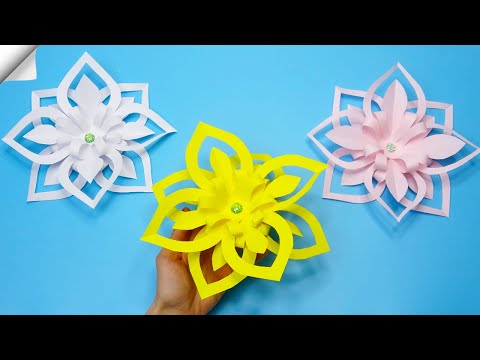 3d paper snowflakes Christmas paper crafts 2024