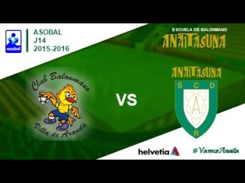 ASOBAL - LIGA - J14 - Villa de Aranda vs Helvetia Anaitasuna (2015-2016)