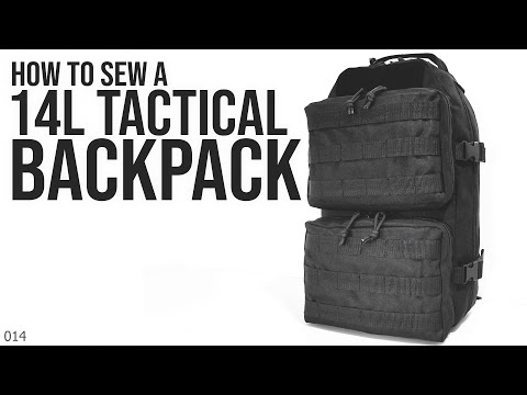How to Sew A 14L Tactical Backpack