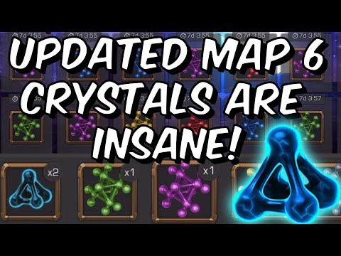 Updated Map 6 Crystals are Insane!!! - 200x AQ Crystal Opening - Marvel Contest of Champions