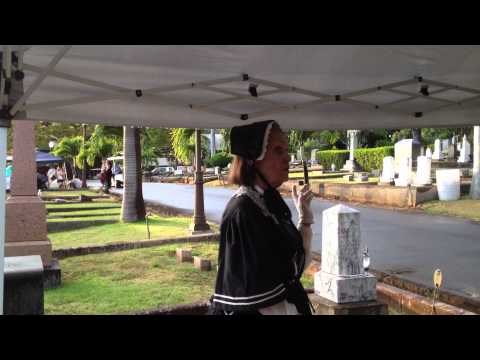 Hawaii Cemetery Theatre - Lucy Thurston (1795-1876) (portrayed by Cecilia Fordham)