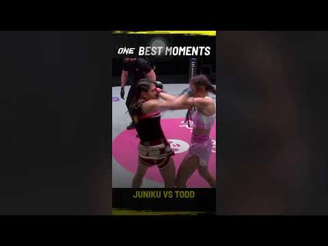 One Championship Alma Juniku and Janet Todd turned up the 🔥 in this INCREDIBLE fight!