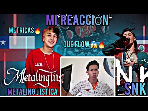Metalingüistica vs SNK / Mi reacción 😱🔥  que flow   Jam 105 Freestyle