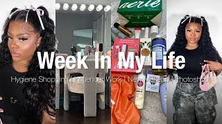 vlog :Realistic Week In My Life 🎀 | Hygiene/Skincare/Makeup Shopping ,Content Days ,PMS Rant + MORE