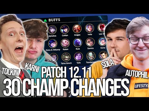 ALLE Änderungen und die Meinungen von Tolkin, Sola, Autophil und Karni | 12.11 Patch Notes Rundown