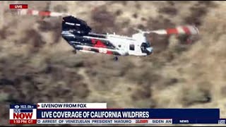 WATCH LIVE: Firefighters actively fighting California fires