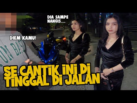 THIS BEAUTIFUL GIRL WAS LEFT BY HER BOYFRIEND ON THE STREET, HER INTENTION TO HELP ENDED IN BAD LUCK