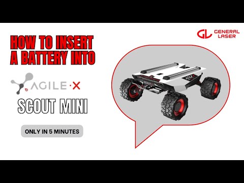 Video Tutorial: How to Insert a Battery into SCOUT MINI from AgileX