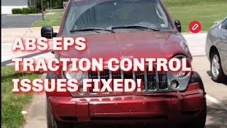 Jeep Liberty ABS Code C102B - rear wheel speed sensor circuit fixed! replaced sensor and fix wires.