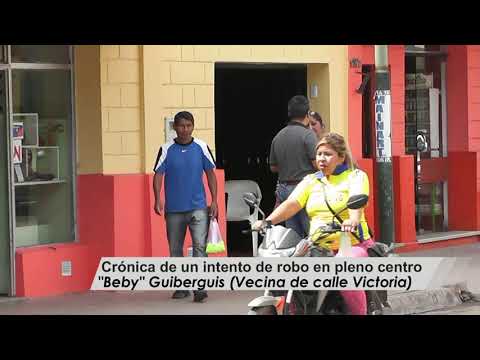 Intento de robo en Globos: Beby Guiberguis